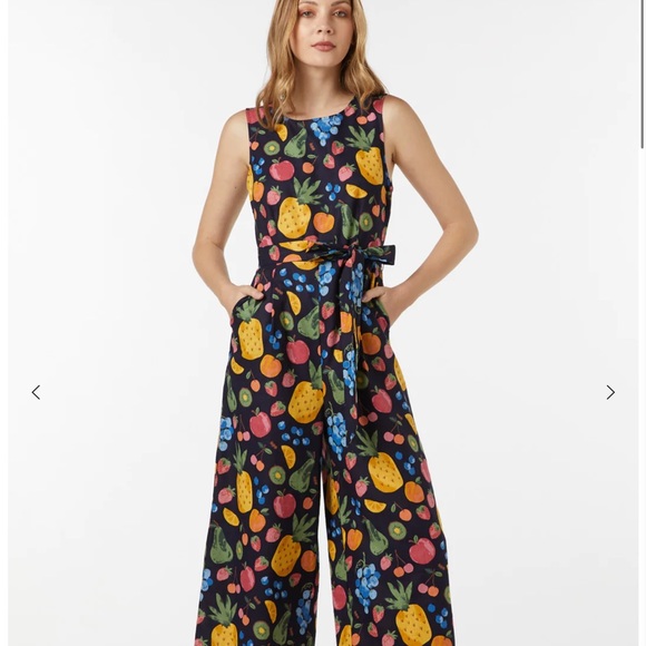 NWT Modcloth Princess Highway Retro Reboot Fruit Jumpsuit - Picture 3 of 16
